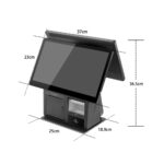 TERMINAL PO-STAR A200S PANTALLA TÁCTIL PRINCIPAL DE 15,6" CPU: I3 6.ª GEN. WIN. 10 FREE RAM 8 GB + 128 GB WI-FI + IMPRESORA INCORPORADA DE 80 MM + NFC + ESCÁNER (UNA SOLA PANTALLA) - Imagen 4