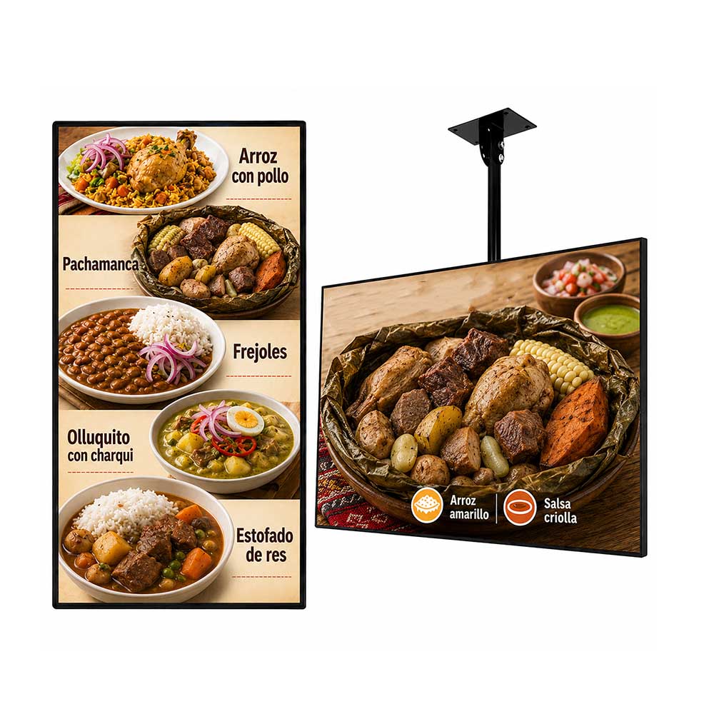 Pantalla publicitaria de pared 1920 x 1080p FHD 32 1gbram Pantalla publicitaria de pared 1920 x 1080p FHD 32" ram 1gb + 32gb rom (incluye soporte de pared) - Imagen 1