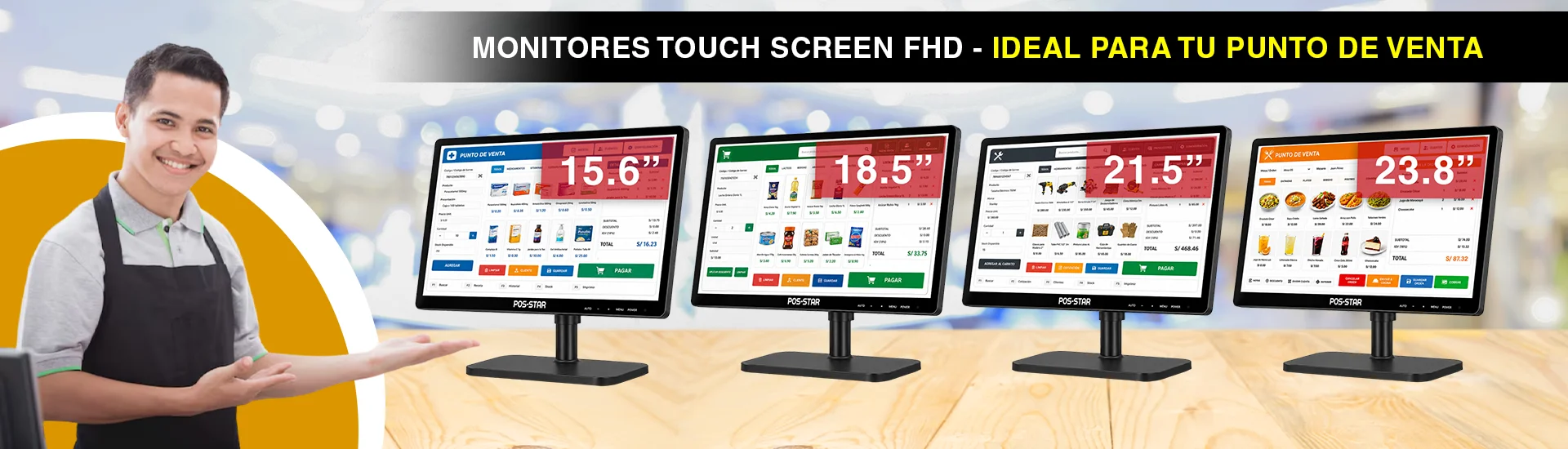 MONITORES TOUCH