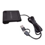 LECTOR DE DNI ELECTRÓNICO POS-STAR ZW-12026-2A&C USB-C + ADAPTADOR USB-A